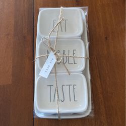 Eat Nibble Taste Rae Dunn Set Of Dishes