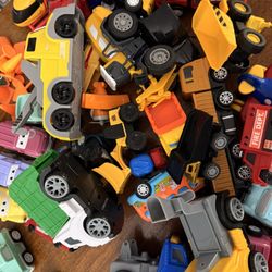 bag of cars kids toys and accessories 