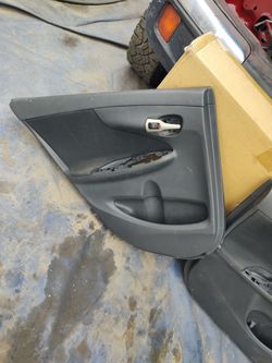 Toyota Corolla door panel