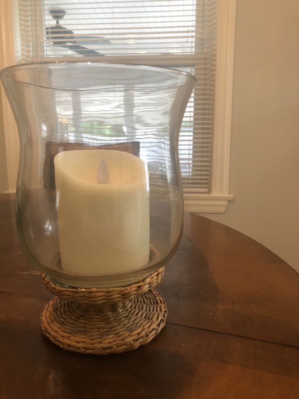 Battery powered candle and candle holder for Sale in Greensboro, NC