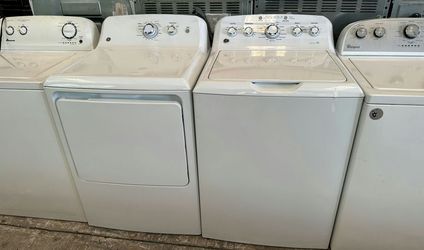 GE Basic Washer Dryer Set – Top Load Agitator