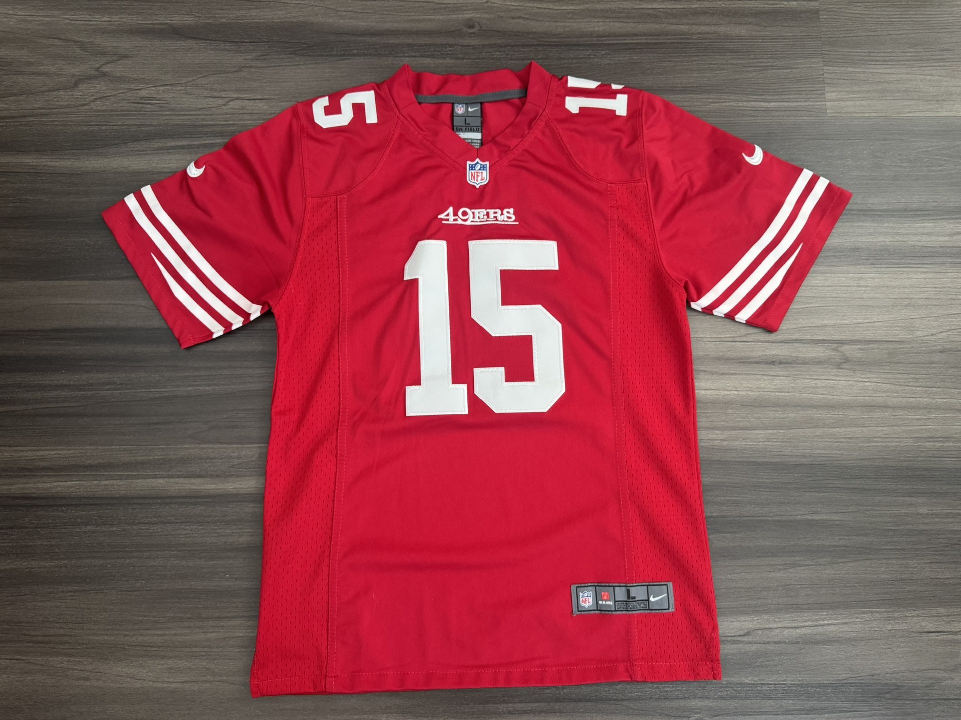 Nike San Francisco 49ers Michael Crabtree #15 NFL Stitched Jersey Youth Large
