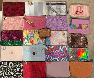 Mixed Lot of Cosmetic Pouches and Clutch Bags