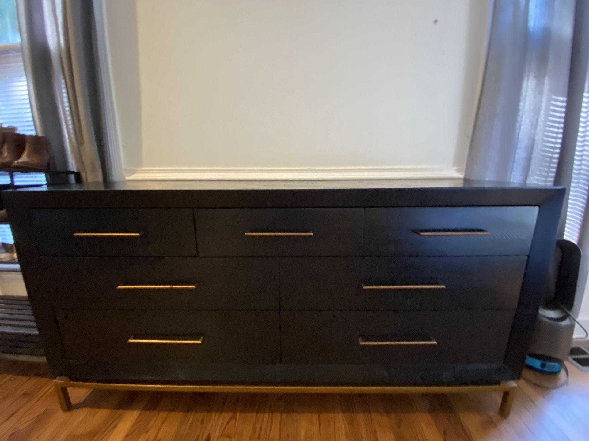 alexa 7 drawer dresser black Alexa 70" 7-Drawer Dresser, Black