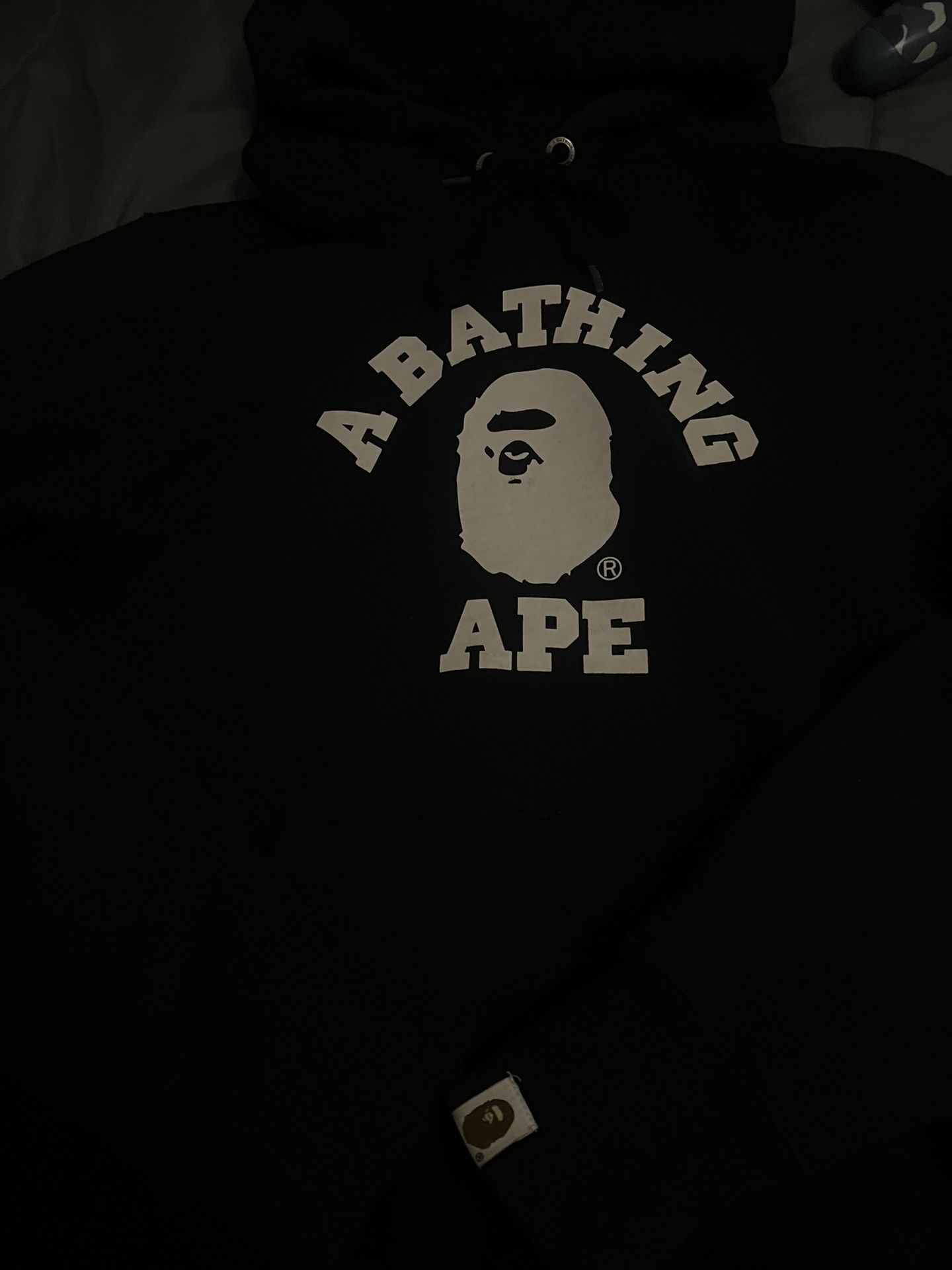 bape collage hoodie