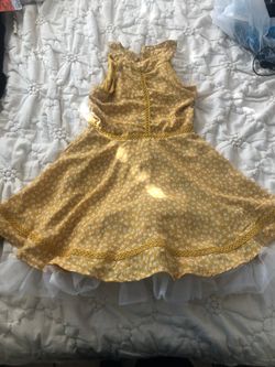 Yellow girl dress