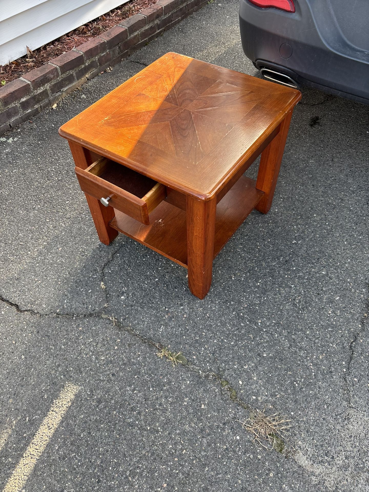 End Table Solid Wood
