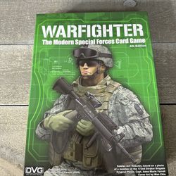 DVG Warfighter: The Tactical Special Forces Card Game 4th Edition New Complete 
