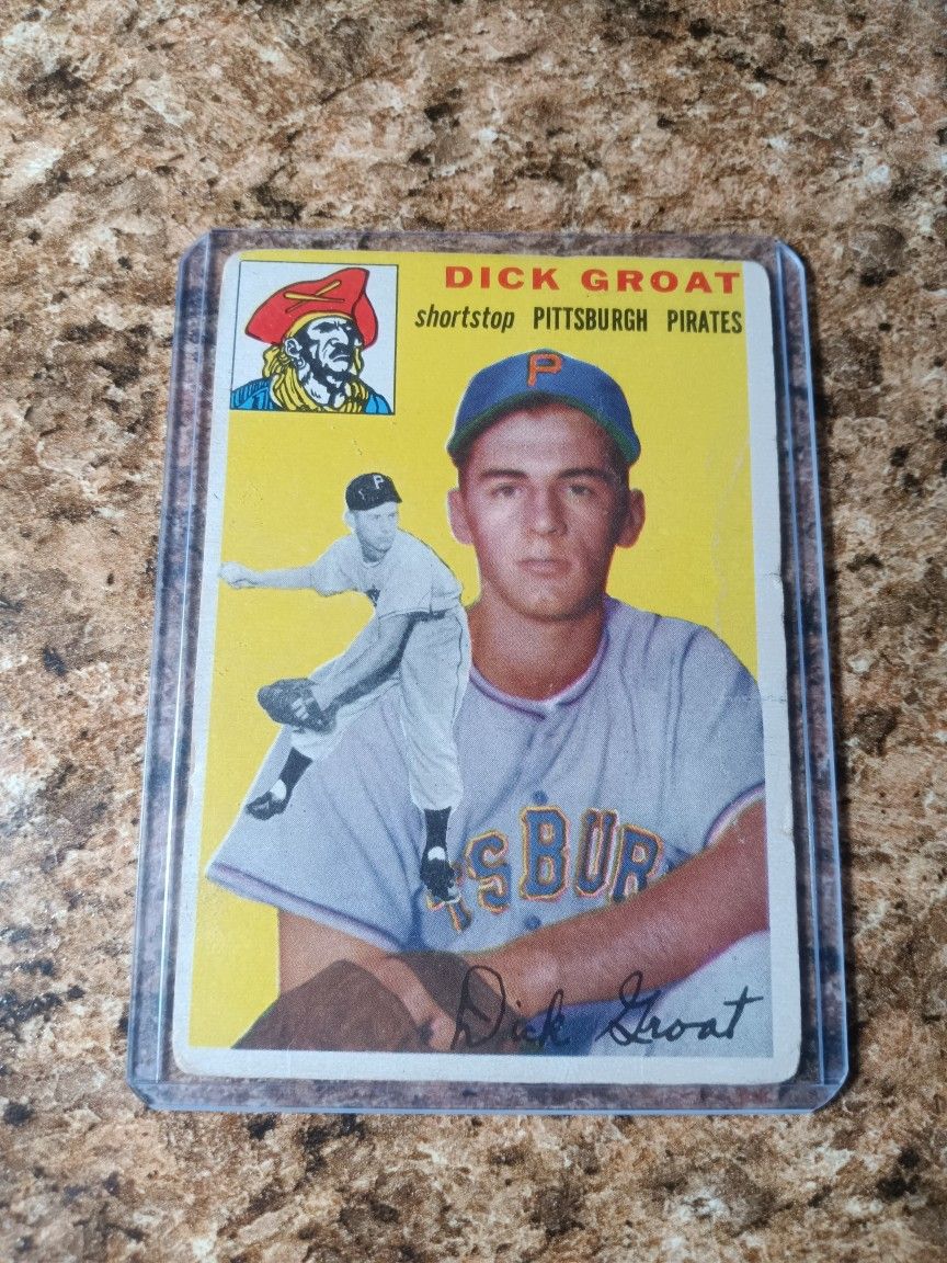 1954 Topps Dick Groat Baseball Card #43.