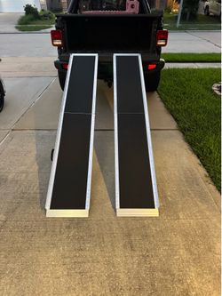 Aluminum ramps 7ft