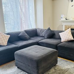 Thomasville Tisdale Modular Sectional (6-Piece) – Taupe | Includes Storage Ottoman  Selling my Tisdale modular sectional in excellent used condition. 