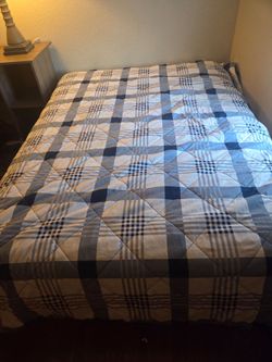 Full size new bed and frame