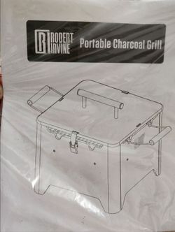Robert Irvine Portable Charcoal Grill