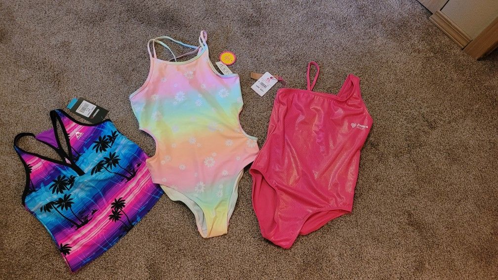 Girls Swim Suits Brand New