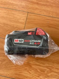 Milwaukee M18 RedLithium XC4.0 Battery