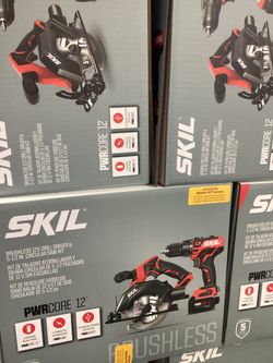 SKIL PWRCORE 12 Brushless 12V Drill Driver & 5-1/2" Circular Saw Kit