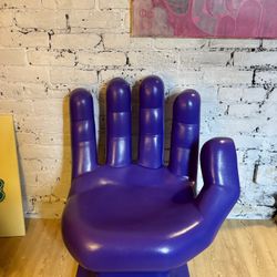 Purple Hand Chair