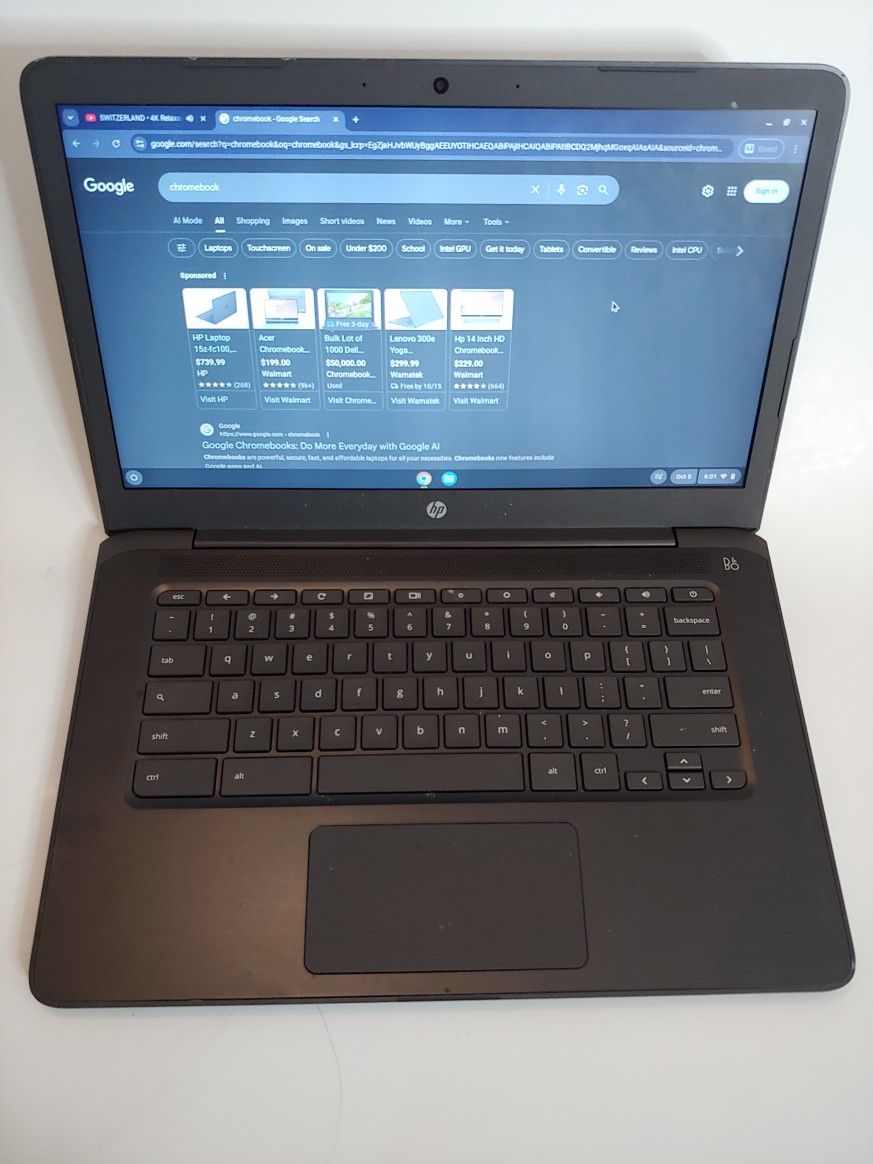 Hp Laptop Chromebook 14" Screen