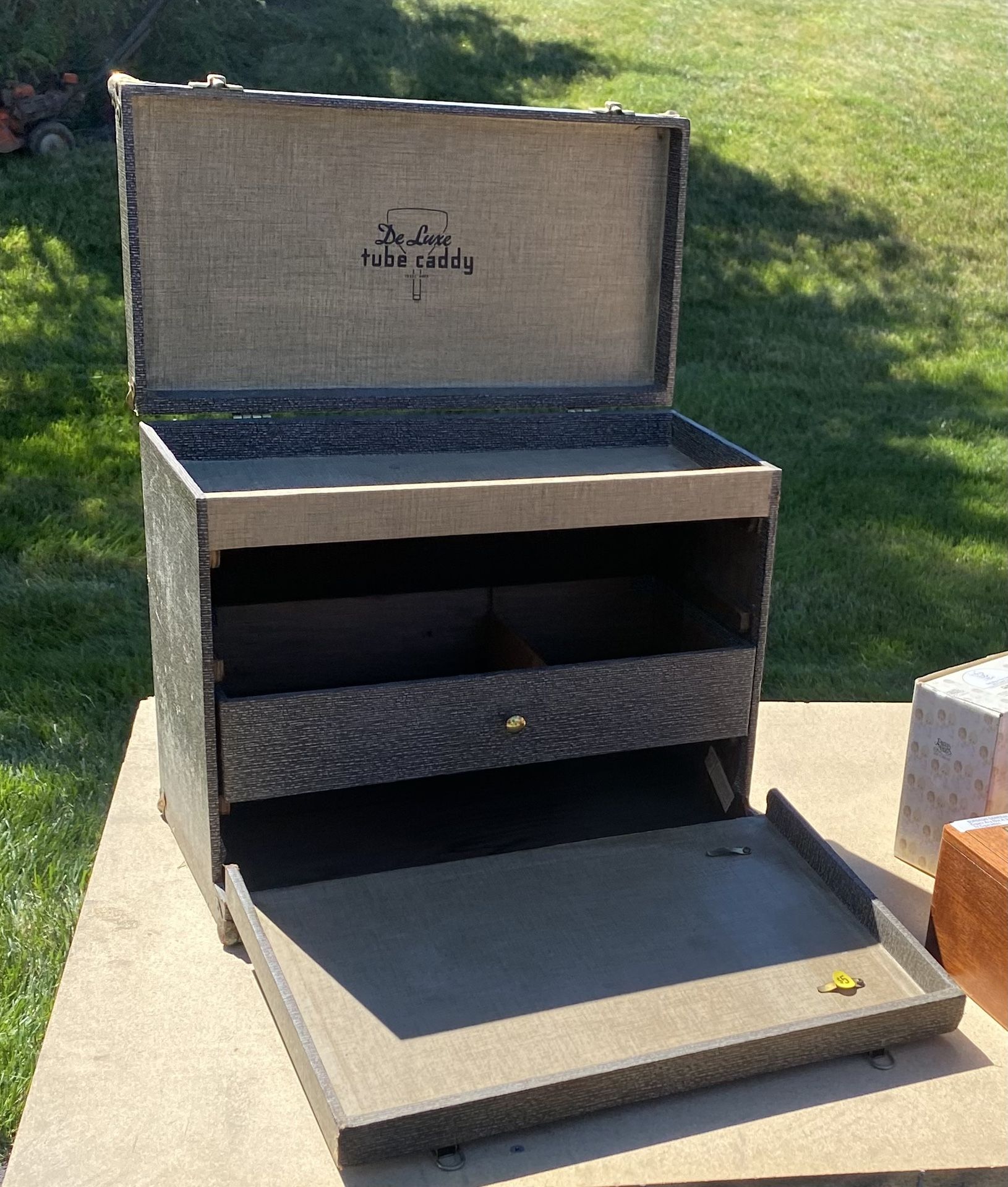Vintage TV Repairman Toolbox for Tubes Etc. 