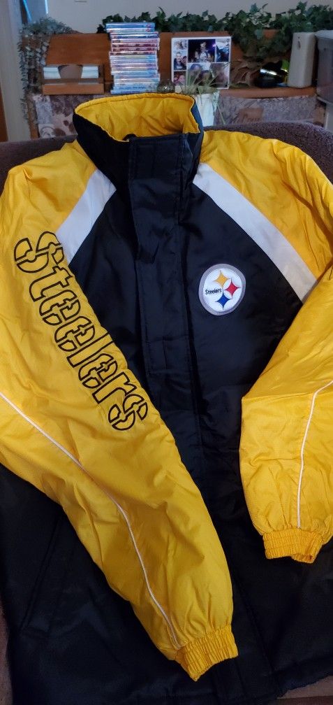 Pittsburgh Steelers Puffer Coat/Jacket Embroidered