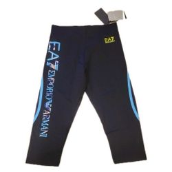 Emporio Armani Vestus 7 Cropped Athletic Leggings Authentic NWT Women's Size XS