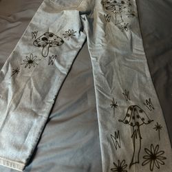 Custom Spray Painted Jeans