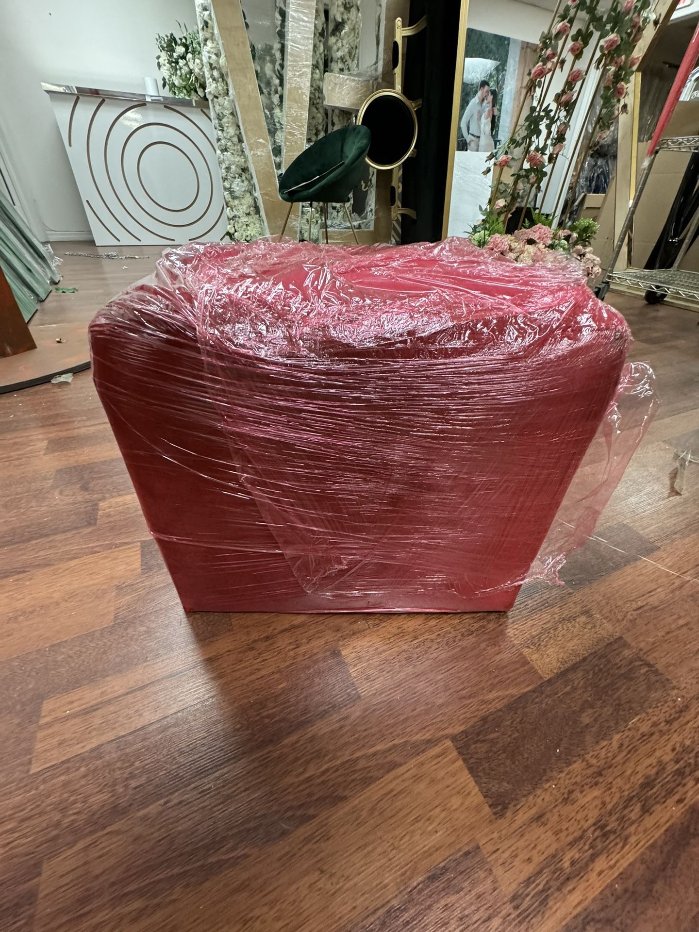 Ottomans Rojo Velvet