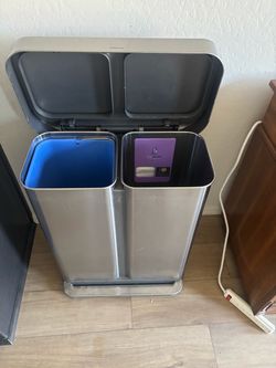 Simple human trash/recycle bin