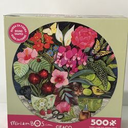 Rounded Shape Puzzle 500 Pieces Nature Puzzle 
