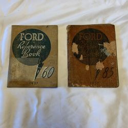 Vtg 1937 FORD MANUAL BOOKs