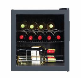 Countertop Wine Cooler with Glass Door