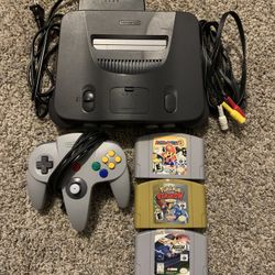 Nintendo 64 With Games