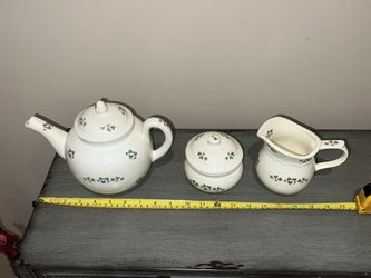 Irish Teapot Tea Set Sugar Creamer NEW St Patrick’s Day 