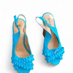 Women’s Blue Heels Size 8