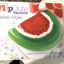 New but opened box FlipOuts Watermelon Gelatin Mold