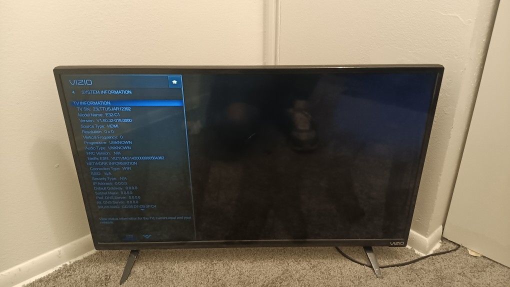 Vizio 32" Smart Tv