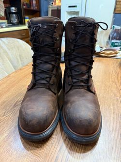 Steel toe red wings
