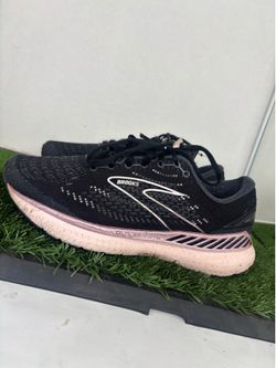 Brooks Glycerin 19 Womens Size 8.5 Black Pink Running Shoes 1203441B074