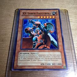 Yugioh XX-Saber Faultroll ANPR-EN035 Super Rare 1st Edition foil card