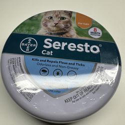 Seresto Cat Vet-Recommended Flea & Tick Treatment & Prevention Collar for Cats, 8 Months Protection | (Pack of 3)