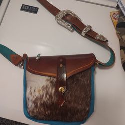 Hand made Leather Purse
