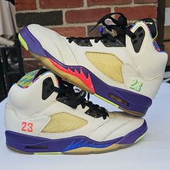 Nike Air Jordan 5 Retro Alternate Bel-Air White Men's Size 8 DB3335-100