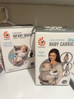 Ergo 360 and infant insert (grey)