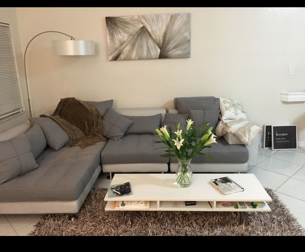 Gray Sectional Sofa
