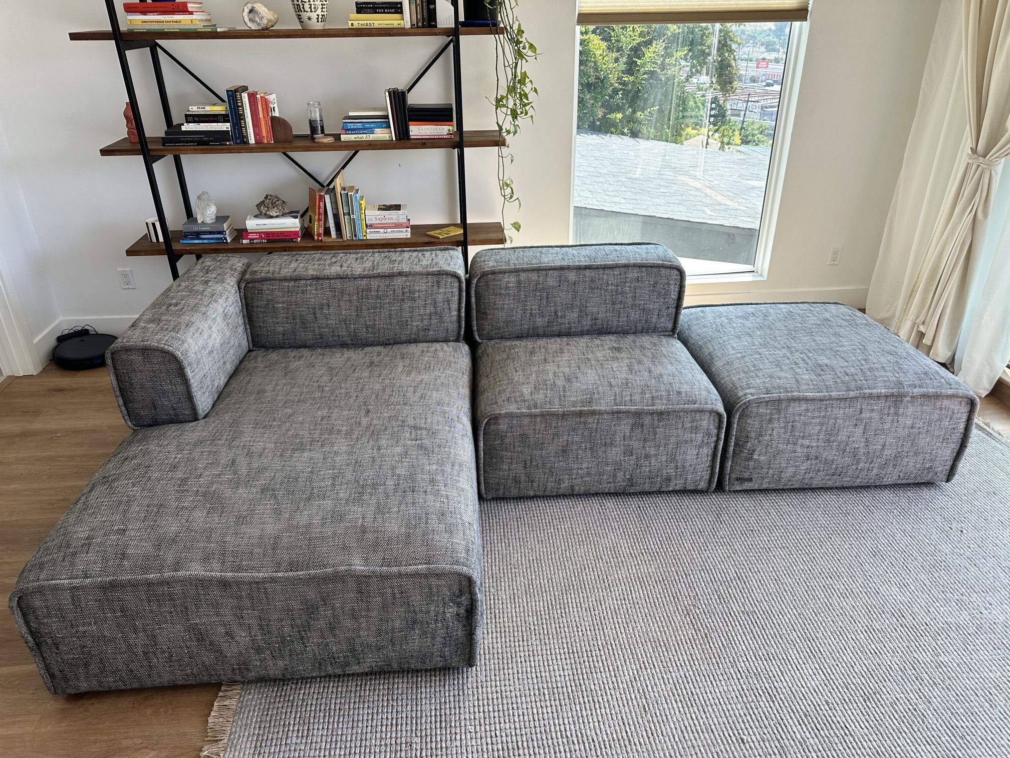 Grey Modular Sofa - 3 Piece