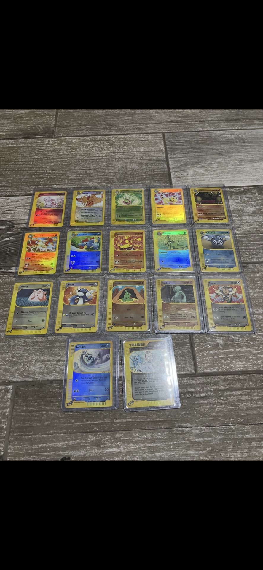 Pokemon Expedition Reverse Holos