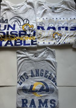Lot of (3) LA Rams Shirts Men’s Large NEW