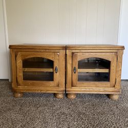 Multi Use Cabinet /stand /golden Oak Color 
