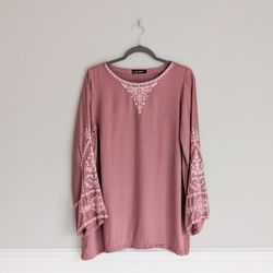 Limelight Brand Women's Embroidered Top, Medium