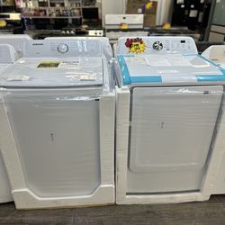 Samsung Washer & Dryer (Take It Home In Payments/Llevalo A Casa En Pagos)